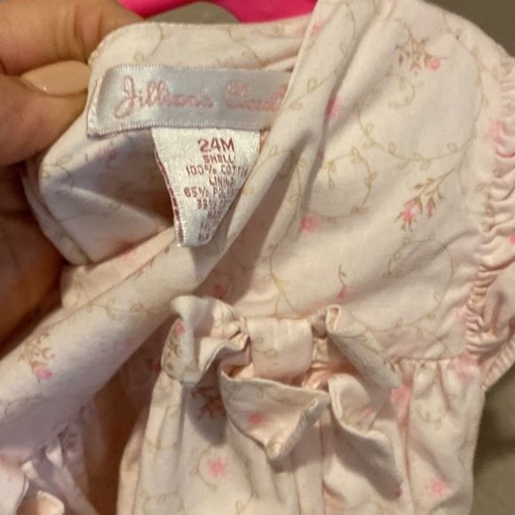 Jillian’s Closet 24 Month Baby Pink Floral Dress - Picture 2 of 3